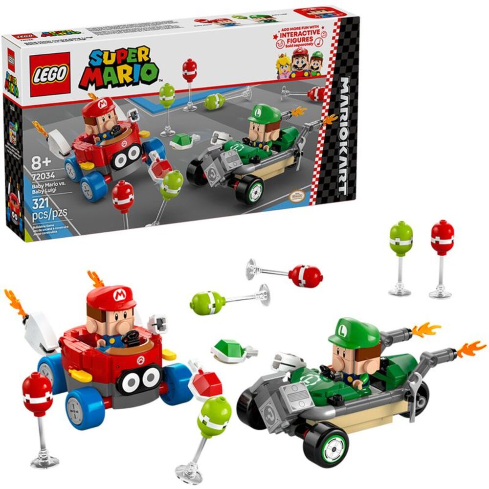 LEGO® Super Mario Kart™ Baby Mario vs. Baby Luigi 72034 COLLECTIBLES